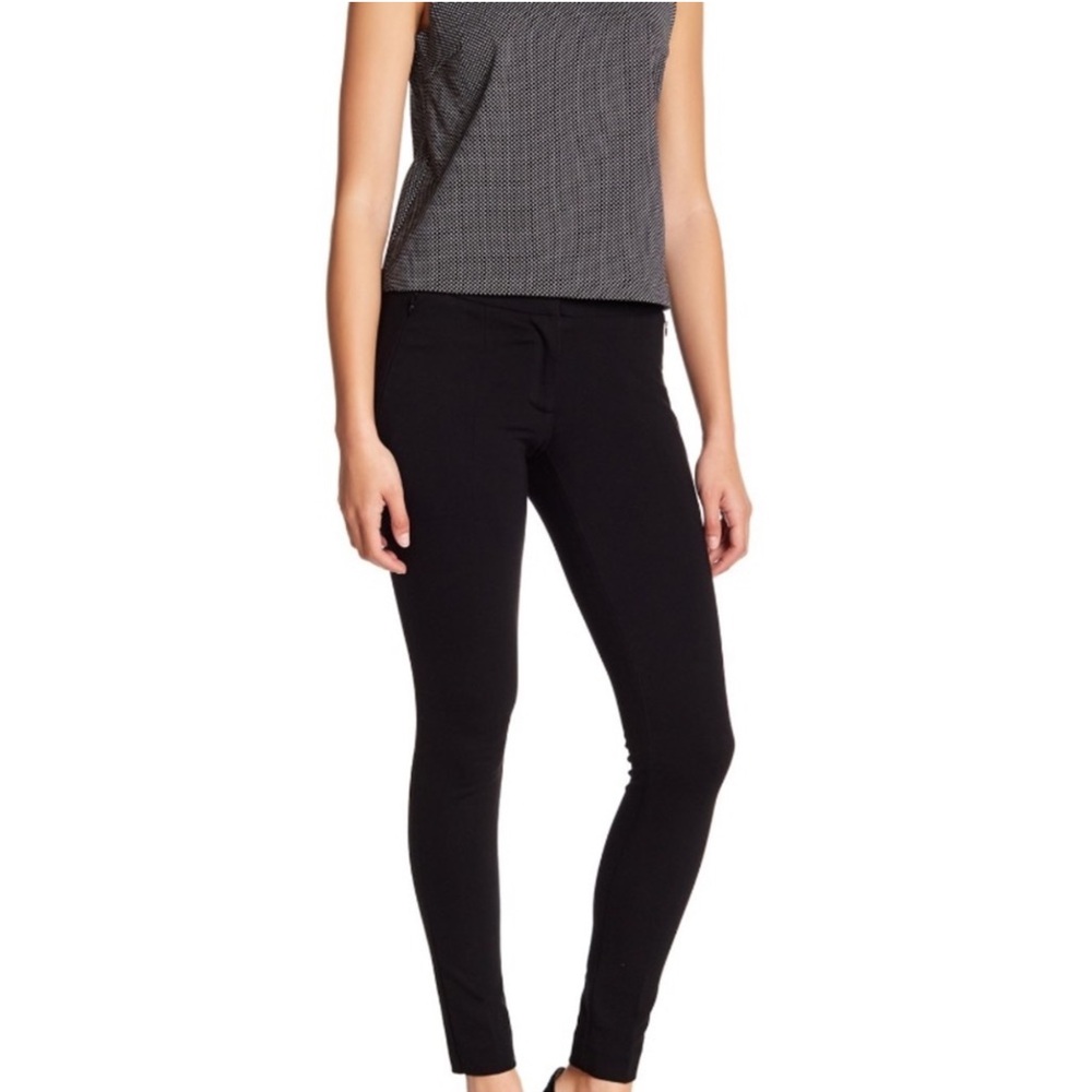 NWT Amanda & Chelsea Chloe Ponte Black Slim Leg Pant Sz 12